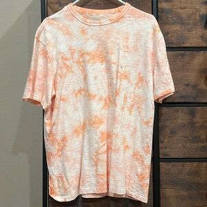 American Eagle Light Red Tye-Dye Shirt - Medium - NWT